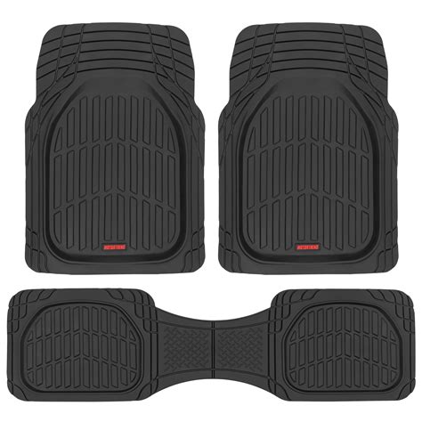 Buy Motor Trend FlexTough Floor Mats For Cars Black Deep Dish All