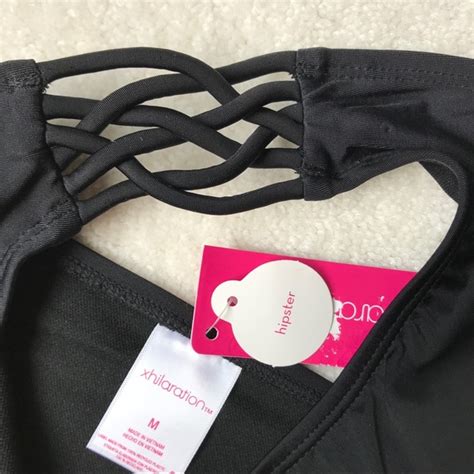 Xhilaration Swim Nwt Xhilaration Strappy Black Bikini Poshmark