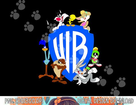Wb100 Looney Tunes Classic Warner Bros Logo Png Sublimati Inspire