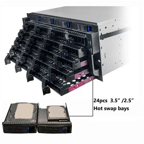 24 Bay Hot Swap 4U Server Case Reliable Storage Solutions