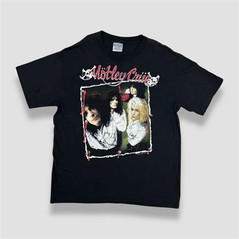 Vintage Motley Crue Vintage 80s Tour Tee Grailed