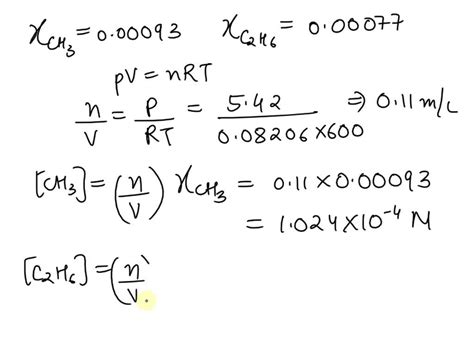 Solved Experimental Pre Exponential Factor A For The Gas Phase