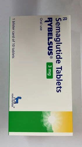 Rybelsus 3 Mg Packaging Size 1 X 10 Blister In Box At Rs 3500 Stripe