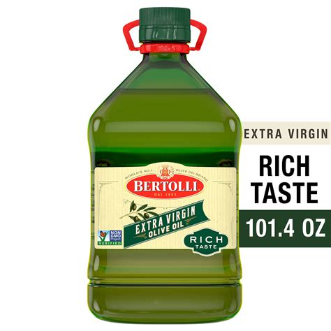 Bertolli Extra Virgin Olive Oil, Rich Taste, 101.4 fl oz - Walmart.com