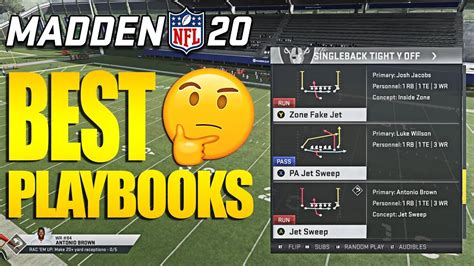 Madden 20 Best Playbooks Top 10 Gamers Decide