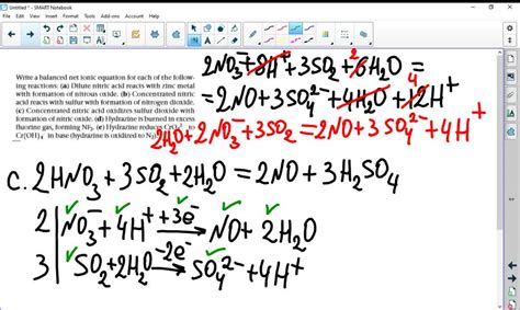 Solved Write A Balanced Net Ionic Equation For Each Of The Following