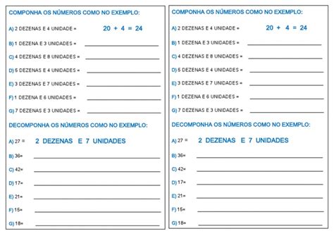 Decomponha e Componha Os Números | PDF