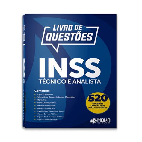 Livro De Quest Es Comentadas Inss Analista E T Cnico Submarino