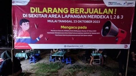 Respon Pkl Dilarang Berjualan Di Lapangan Merdeka Balikpapan Yuni Lari