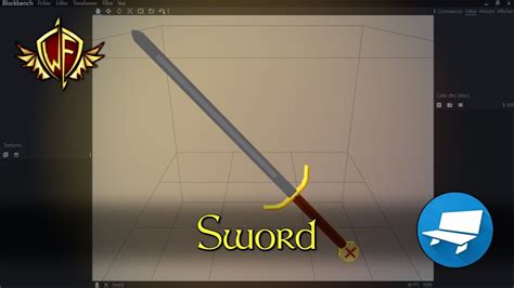 Speed 3d Modeling In Minecraft Blockbench Sword 1 Youtube