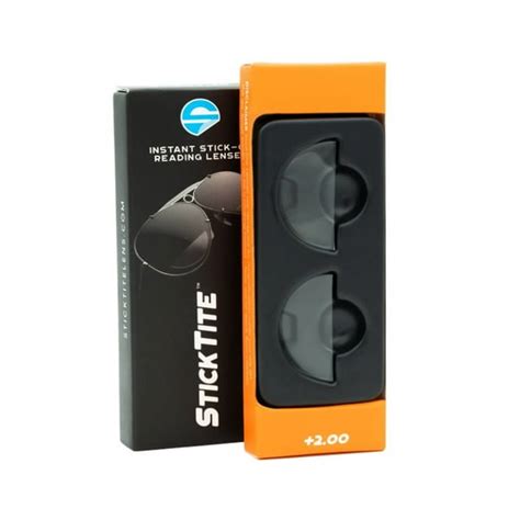 Sticktite Lenses Stick On Bifocal Lens Instantly Convert Sunglasses Goggles Or Glasses Into