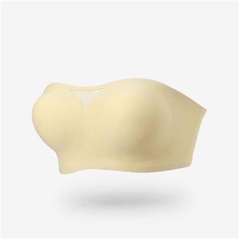 Soutien Gorge Soutien Gorge Push Up Sans Bretelles En Latex Pour Femmes Lingerie Sans Couture