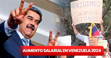 Aumento Salarial En Venezuela 2024 Estos Son Los NUEVOS MONTOS Que