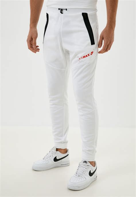 Брюки спортивные Nike M NSW AIR MAX FLC PANT BB цвет белый