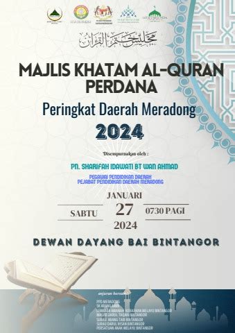 Majlis Khatam Al Quran Perdana Peringkat Daerah Meradong