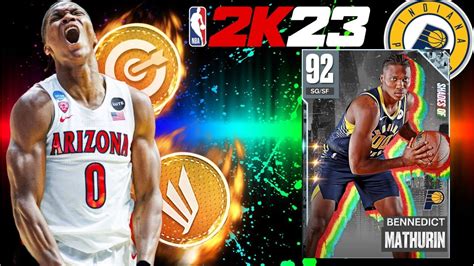 Diamond Bennedict Mathurin Has The Best Jumpshot In NBA 2K23 MyTeam In