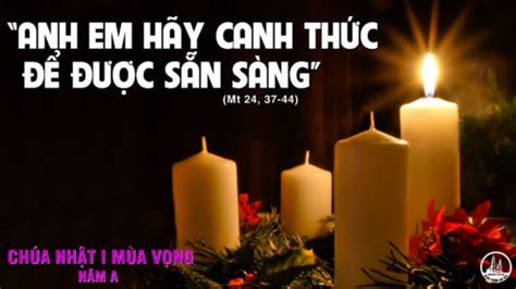 Chúa Nhật I Mùa Vọng Năm A