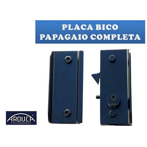 Fechadura Blindex Arouca Porta Correr Vidro C Vidro Preto Shopee Brasil