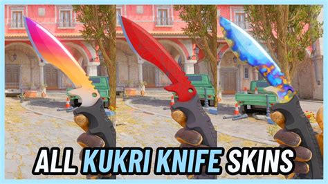 Kukri Knife All Skins Cs In Game K Youtube