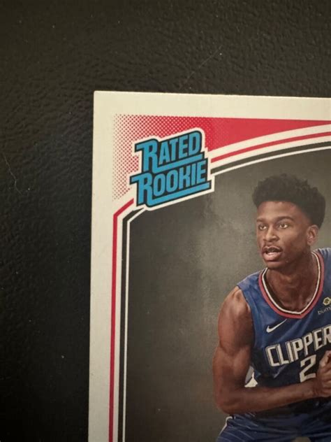 2018 19 Donruss Shai Gilgeous Alexander Rated Rookie RC 162 Clippers