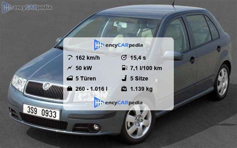 Koda Fabia Technische Daten Leistung Karosserie