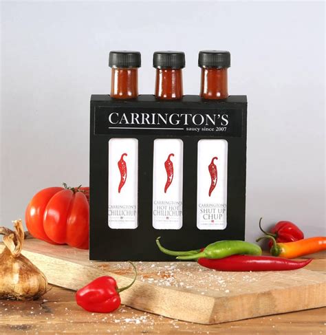 Chilli Sauce Gift Set Mild To Hot 250ml Chilli Gift For Him Chilli Lovers Gift Set Gift For