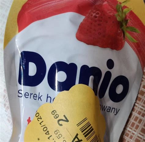 Danio Serek Homogenizowany Truskawkowy G Kalorie Kj I Warto Ci