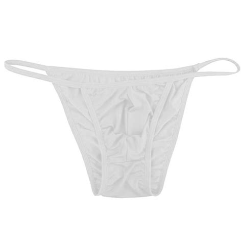 Sexy Mens Stretch Bulge Pouch Tanga Bikini Slip Sous Vêtements Slip n Blanc Cdiscount