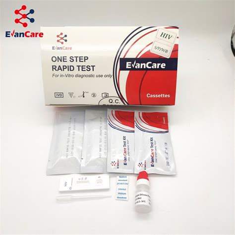 One Step Saliva HIV 1+2 Test Kits for Sexually Transmitted Diseases