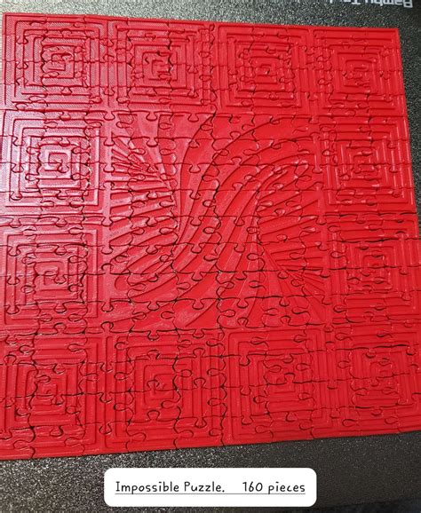 Impossible Jigsaw Puzzle Print In Place 3d Model By 3dprintbunny On