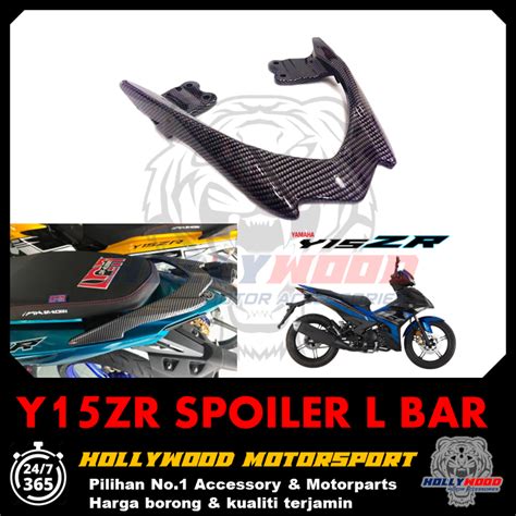 Spoiler Y Y Zr Lc V L Bar Carbon Black Yamaha Handle Bar