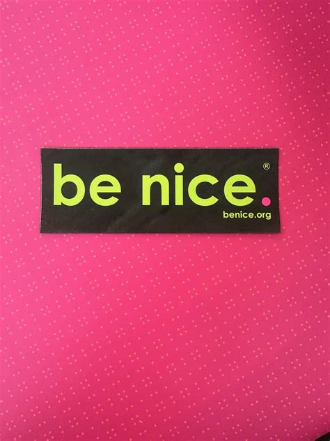 Be Nice Button Be Nice