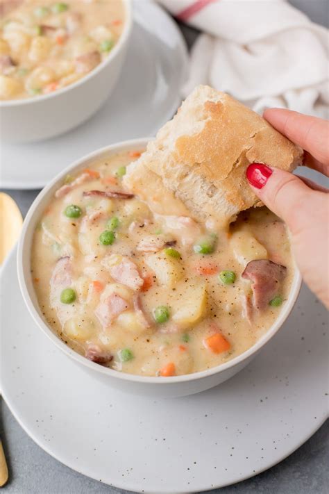 Easy Ham And Potato Soup The Clean Eating Couple