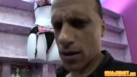 Horny Midget Slut Picks Up Guy