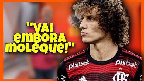 David Luiz Expulsa Jo O Gomes Do Ct Do Flamengo Youtube