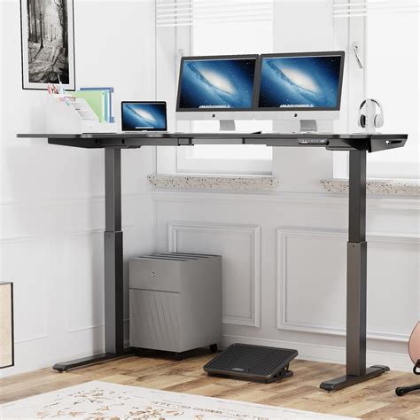 Eureka Ergonomic Standing Desk Electric Height Adjustable L Shaped