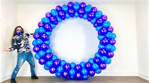 Round Balloon Arch Tutorial Decoration Idea Youtube