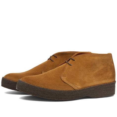 Sanders Hi Top Chukka Indiana Tan Suede End