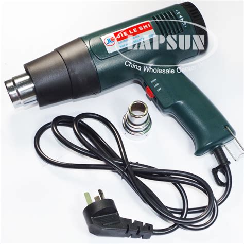 W AC Adjustable Electronic Heat Heating Hot Air Gun Repair Tool UK Adatper LS HM