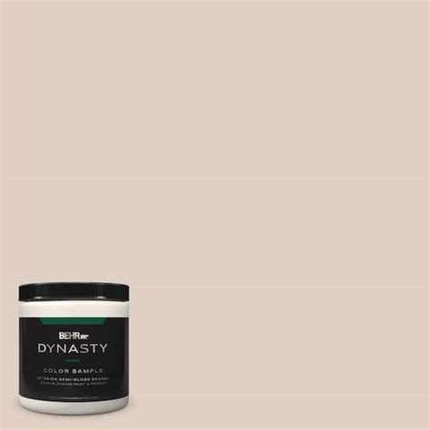 BEHR DYNASTY 8 Oz PWN 73 Winsome Beige Semi Gloss Enamel Stain