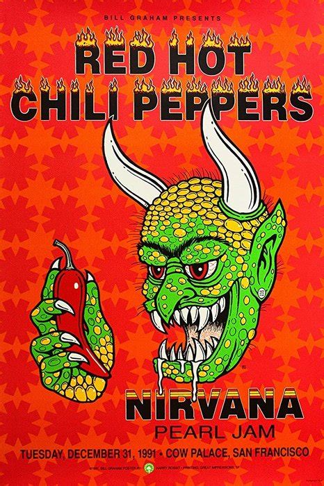 Nirvana Pearl Jam Red Hot Chili Peppers Cow Palace Catawiki