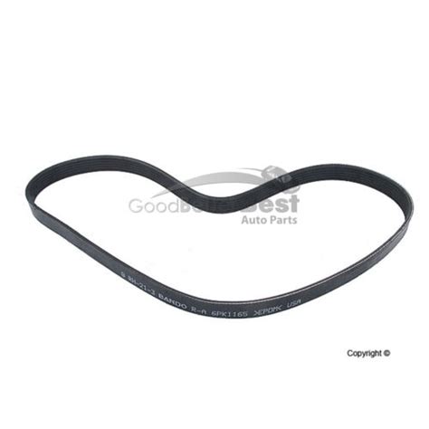 One New Bando Serpentine Belt Alternator and Air Conditioning 6PK1165 ...