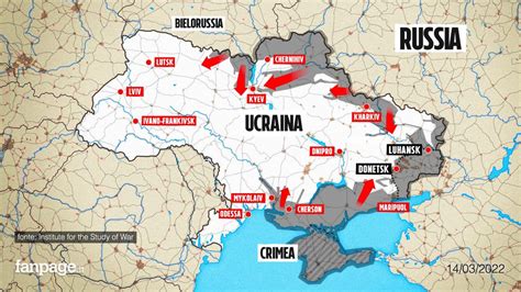 Guerra Ucraina La Mappa Dell Invasione Russa E Gli Ultimi Aggiornamenti