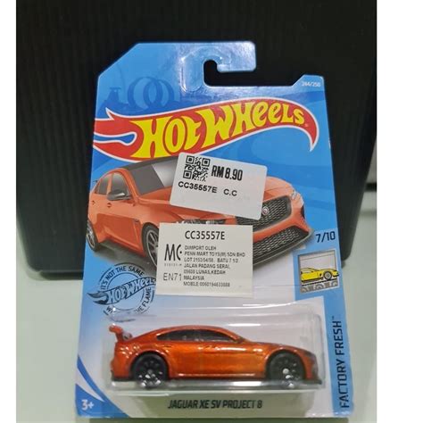 Hot Wheels Jaguar Xe Sv Project Shopee Malaysia
