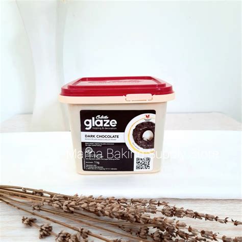 Jual Colatta Glaze Glazing Dark Chocolate Sauce Topping Coklat Cokelat