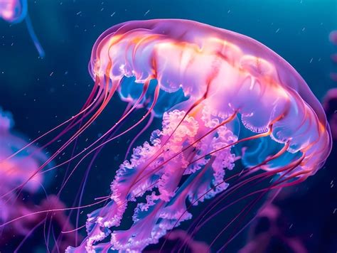Premium Photo 3d Jellyfish Banner Jellyfishes Jellyfish Clipart