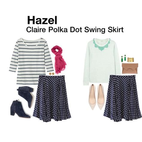 Claire Polka Dot Swing Skirt By Katrinalake On Polyvore Stitch Fix