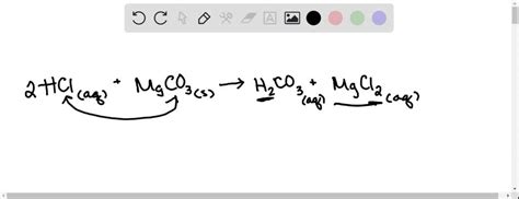 SOLVED: Write experiment to show the reaction of acids with carbonates and metal hydrogen carbonates