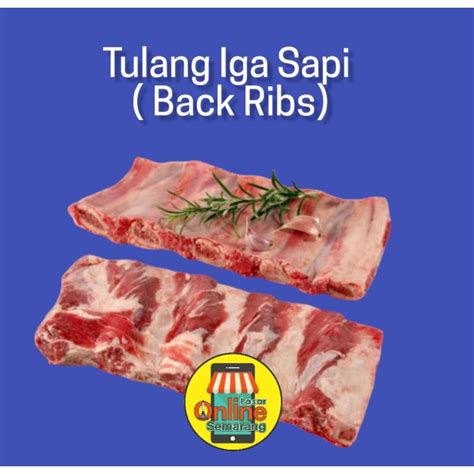 Jual Tulang Iga Sapi Gr Back Ribs Segar Dan Fresh Belanja Murah