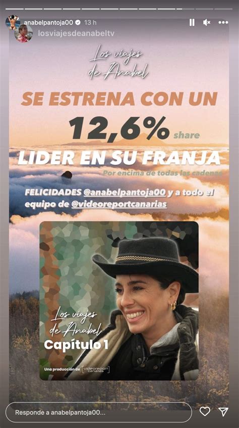 El gran éxito de Anabel Pantoja en su nuevo proyecto televisivo fuera